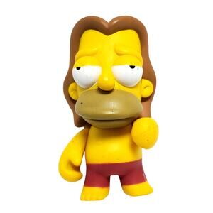 Kidrobot The Simpsons Hippie Homer Vinyl Figure 3-inch Series 1 Collectible Toy